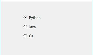 【Python】ラジオボタン(Radiobutton)を作成する | 鎖プログラム